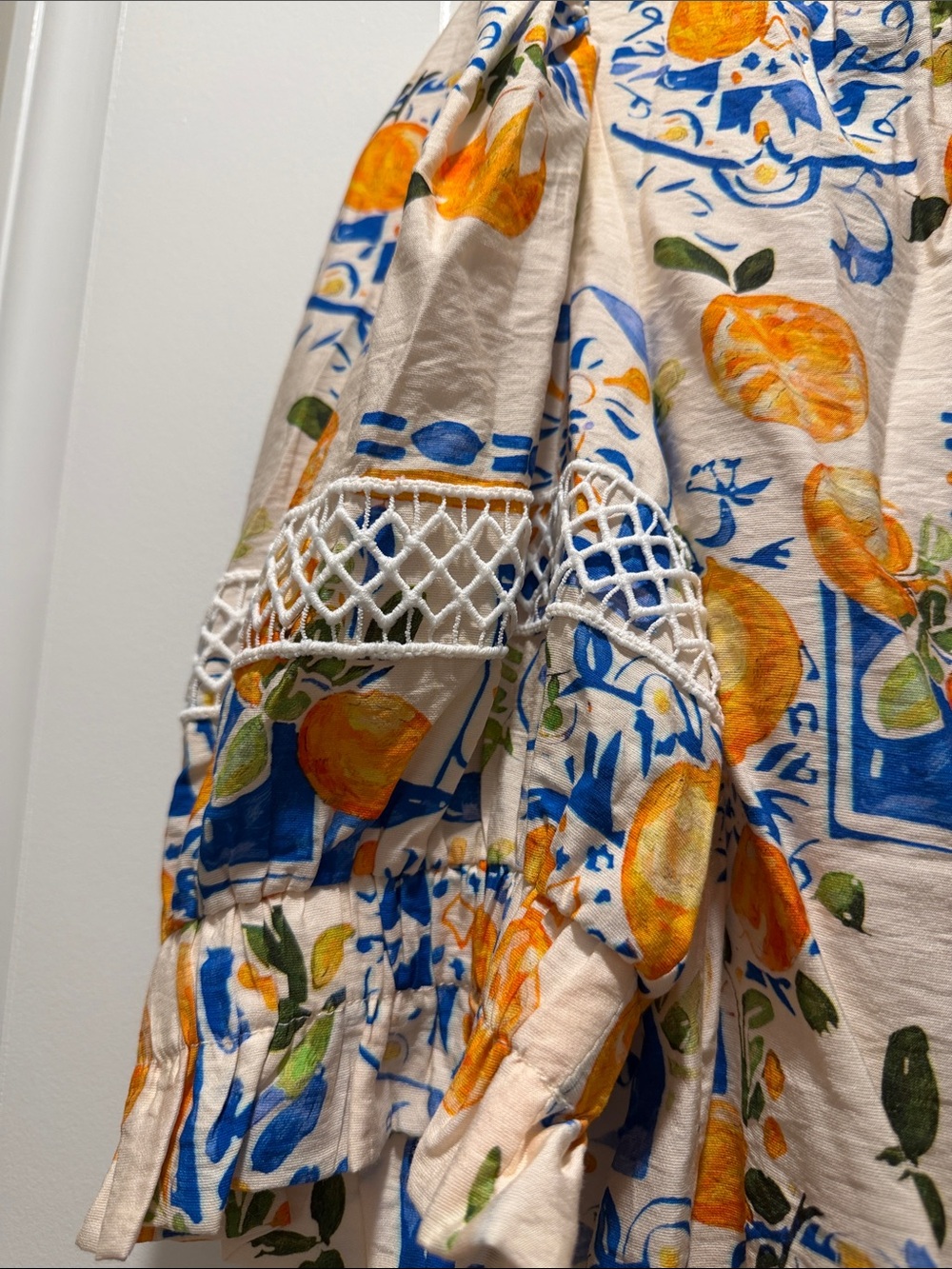 THML LEMON PRINT BLOUSE - Picture 4 of 5